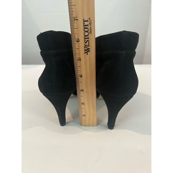 Adrienne Vittadini Women’s Black Suede Trippin Bootie Shoes Size 8M - Picture 5 of 10